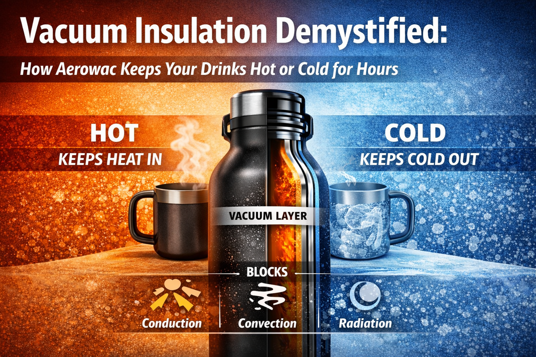 Vacuum Insulation Demystified: How Aerowac Keeps Your Drinks Hot or Cold for Hours