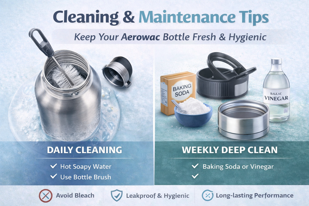 Cleaning & Maintenance Tips: Keep Your Aerowac Bottle Fresh, Hygienic & Long-Lasting