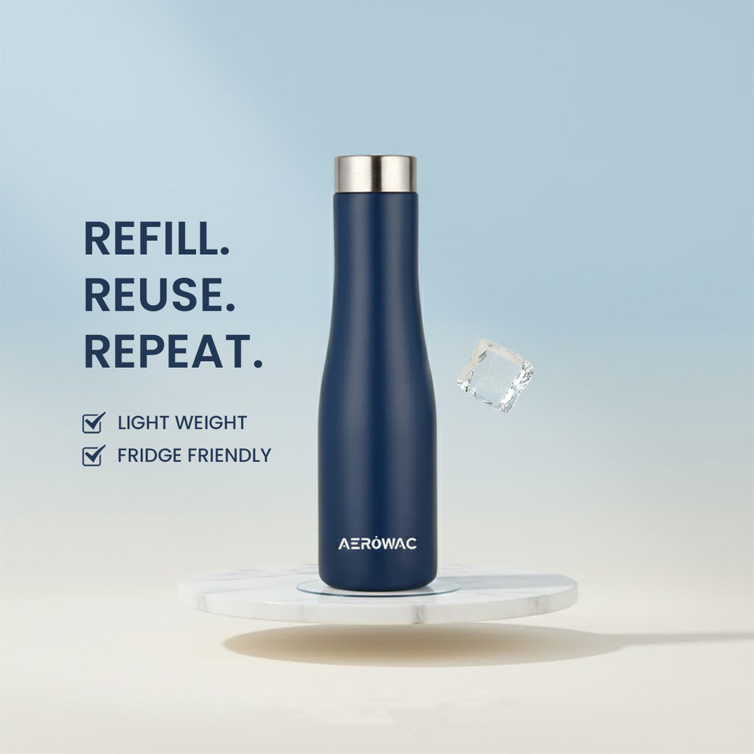Vana Single Wall Stainless Steel Bottle | Lightweight &amp; Durable | BPA-Free | 1000ml