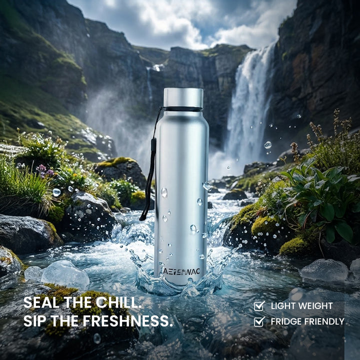 Nubo Single Wall Stainless Steel Bottle | Lightweight &amp; Durable | BPA-Free | 1000ml
