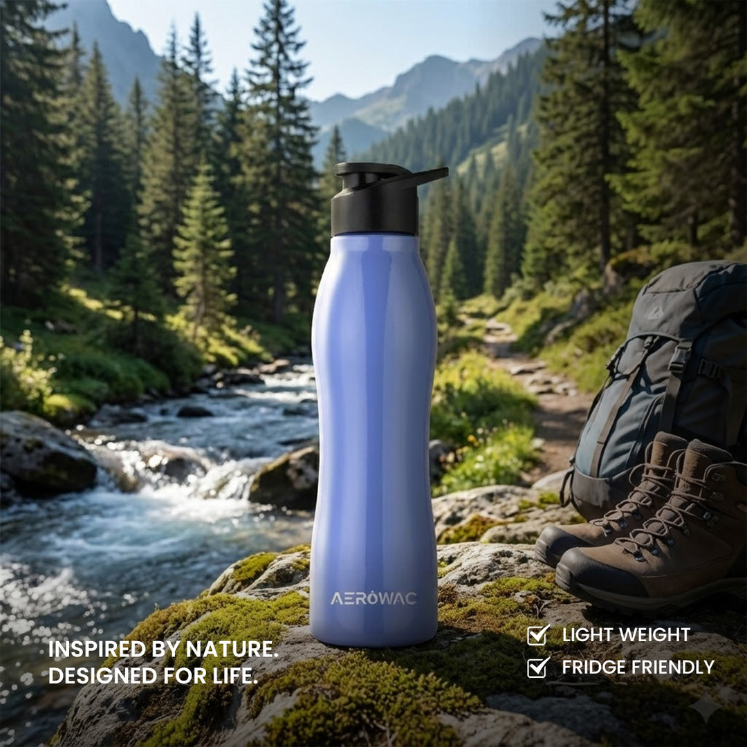 Silva Single Wall Stainless Steel Bottle | Lightweight &amp; Durable | BPA-Free | 1000ml
