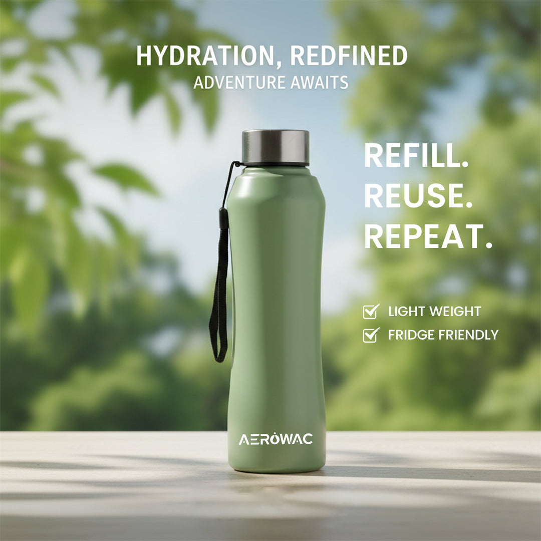 Mist Single Wall Stainless Steel Bottle | Lightweight &amp; Durable | BPA-Free | 1000ml