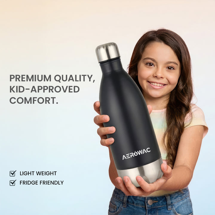 Hydro Single Wall Stainless Steel Bottle | Lightweight &amp; Durable | BPA-Free | 1000ml