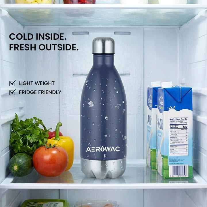 Hydro Single Wall Stainless Steel Bottle | Lightweight &amp; Durable | BPA-Free | 1000ml