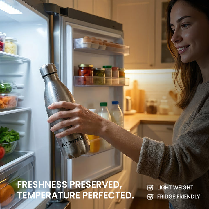 Hydro Single Wall Stainless Steel Bottle | Lightweight &amp; Durable | BPA-Free | 1000ml