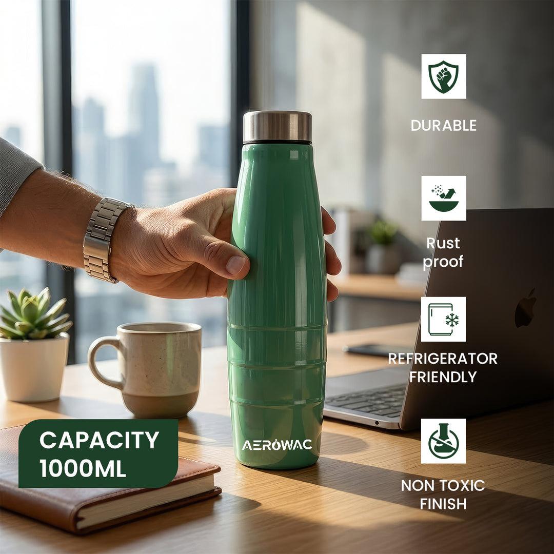 Astra Single Wall Stainless Steel Bottle | Lightweight &amp; Durable | BPA-Free | 1000ml