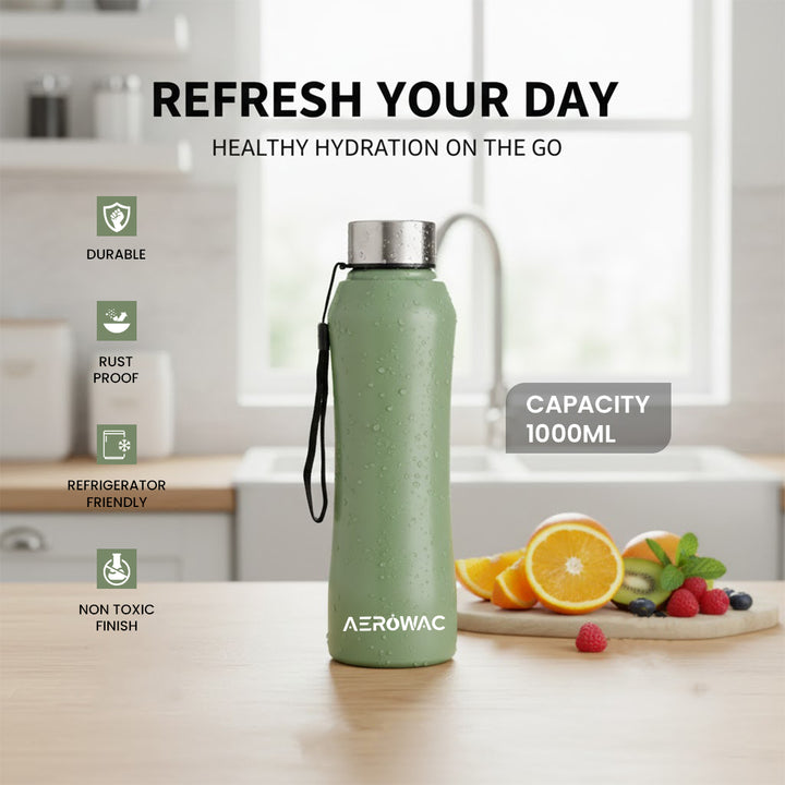 Mist Single Wall Stainless Steel Bottle | Lightweight &amp; Durable | BPA-Free | 1000ml