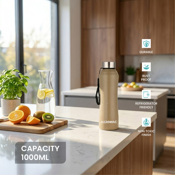 Mist Single Wall Stainless Steel Bottle | Lightweight &amp; Durable | BPA-Free | 1000ml