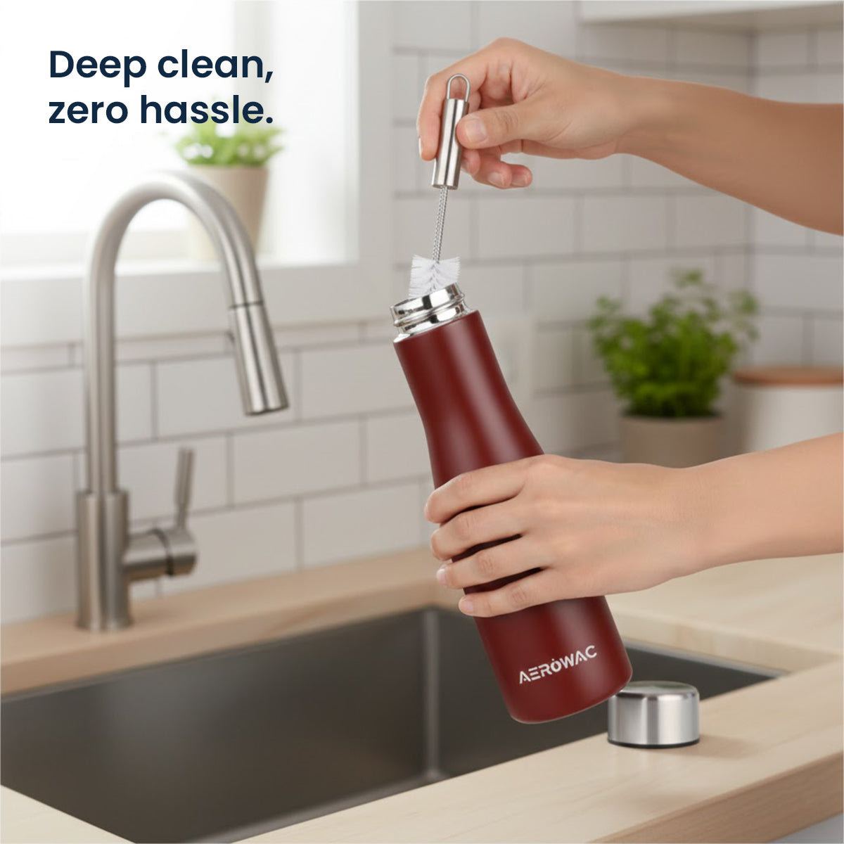 Vana Single Wall Stainless Steel Bottle | Lightweight & Durable | BPA-Free | 1000ml