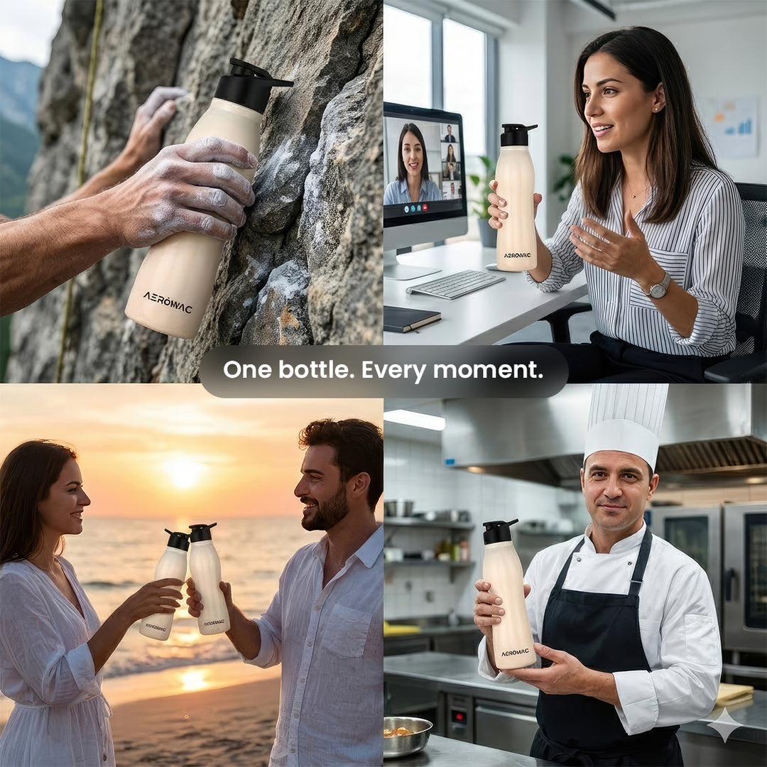 Silva Single Wall Stainless Steel Bottle | Lightweight &amp; Durable | BPA-Free | 1000ml