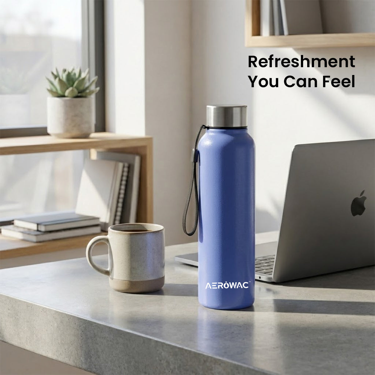 Nubo Single Wall Stainless Steel Bottle | Lightweight & Durable | BPA-Free | 1000ml
