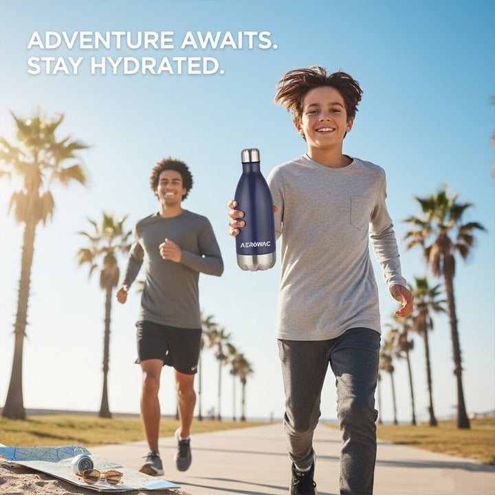 Hydro Single Wall Stainless Steel Bottle | Lightweight &amp; Durable | BPA-Free | 1000ml