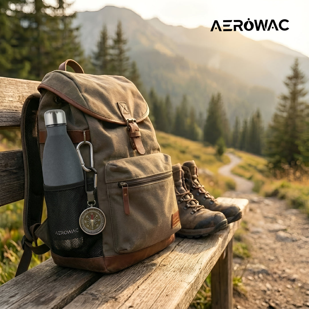 Aerowac Viva Double Wall Vacuum Insulated Stainless Steel Bottle | Hot &amp; Cold 24 Hours | Leak-Proof | BPA - Free