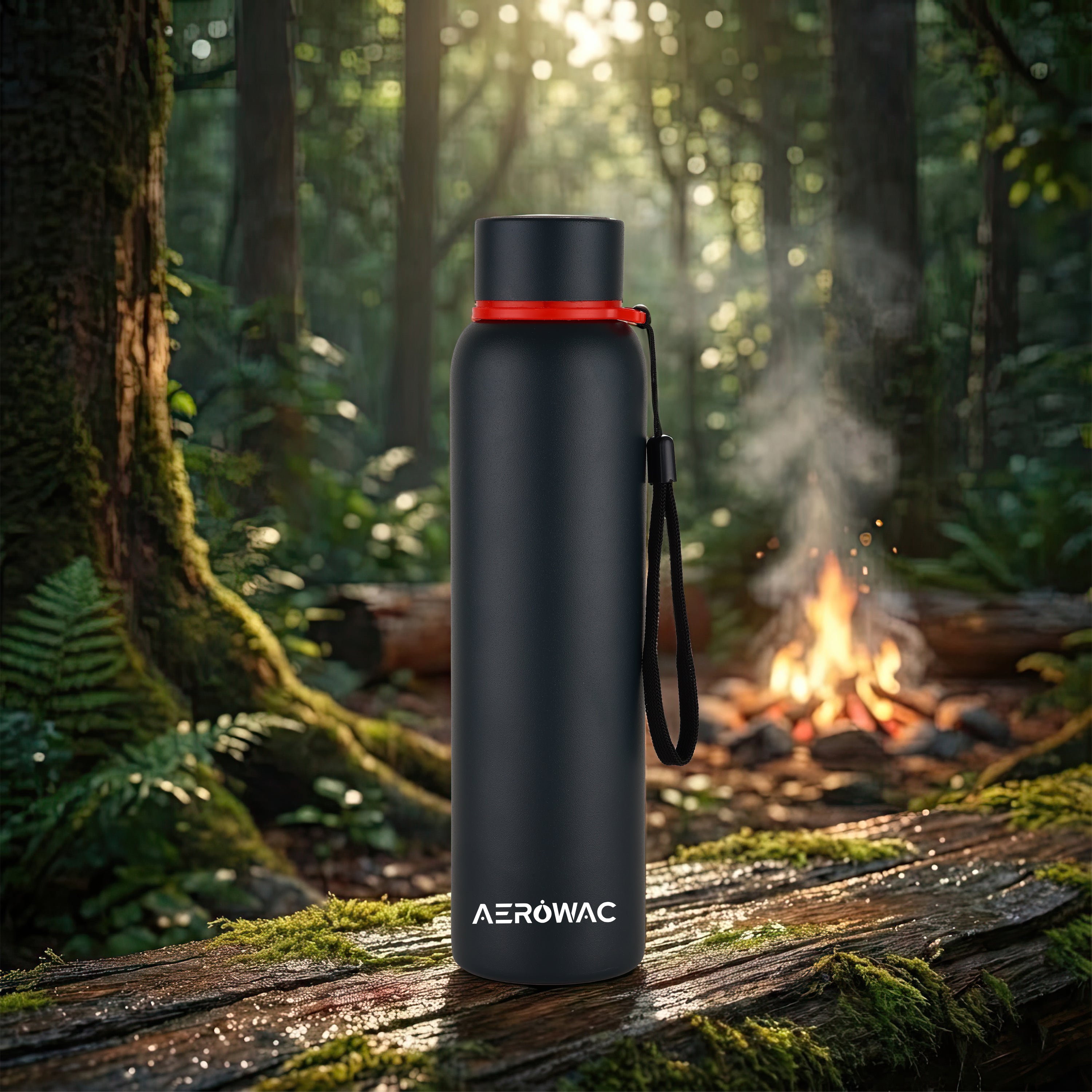 Aerowac Kaia Double Wall Insulated Stainless Steel Bottle | Wide Mouth | Hot & Cold
