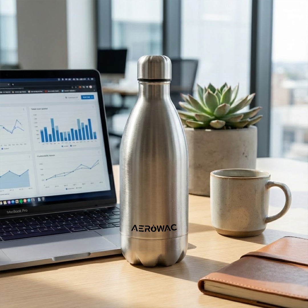 Hydro Single Wall Stainless Steel Bottle | Lightweight &amp; Durable | BPA-Free | 1000ml