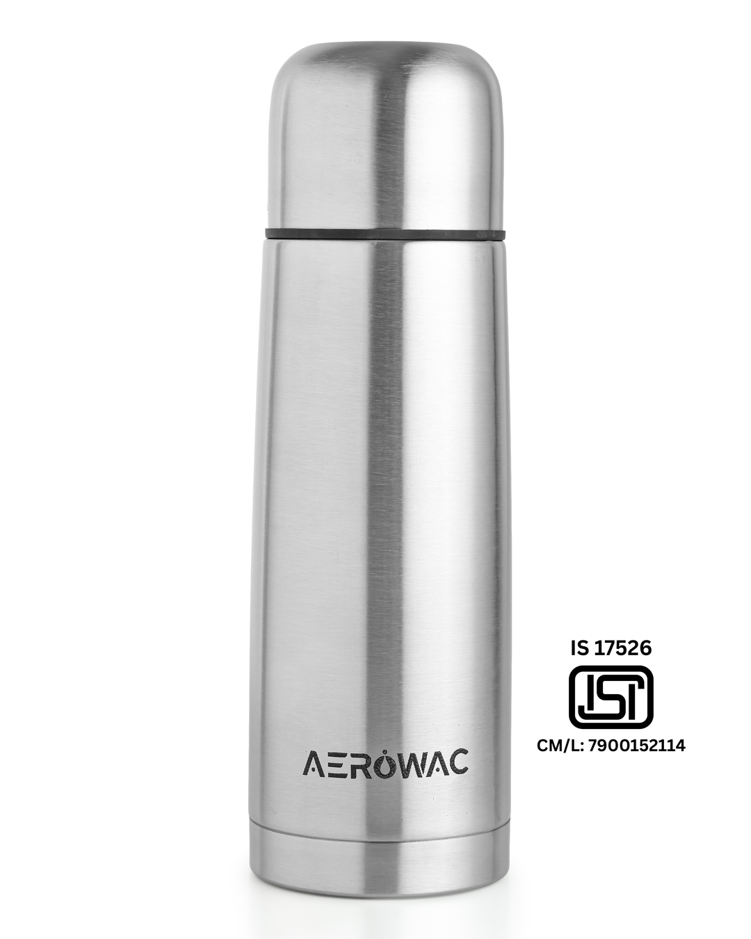 Aqua Double Wall Vacuum Insulated Stainless Steel Bottle | Hot &amp; Cold 24 Hours | Leak-Proof | BPA-Free