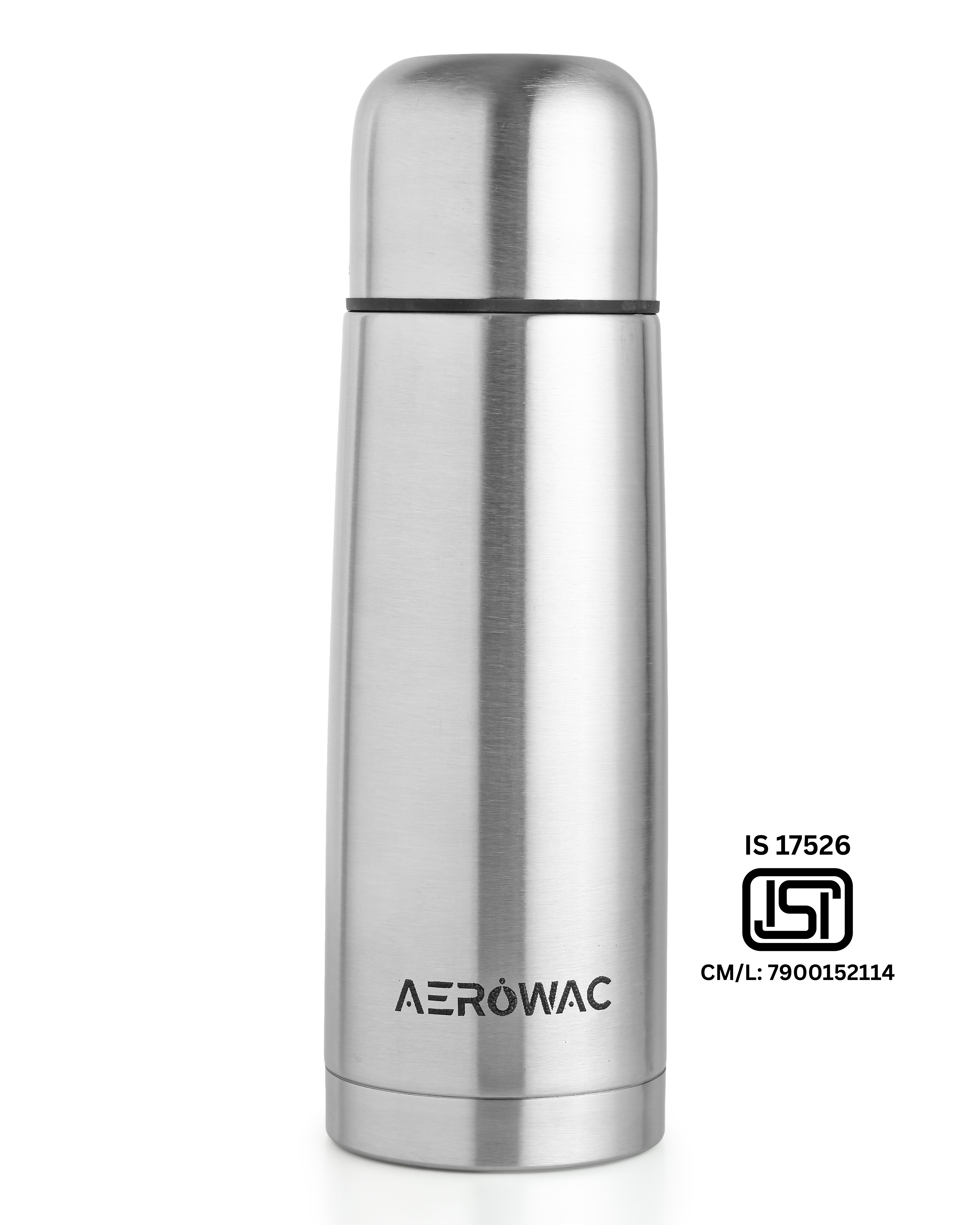 Aqua Double Wall Vacuum Insulated Stainless Steel Bottle | Hot & Cold 24 Hours | Leak-Proof | BPA-Free