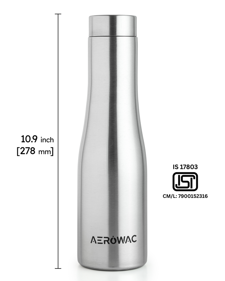 Vana Single Wall Stainless Steel Bottle | Lightweight &amp; Durable | BPA-Free | 1000ml