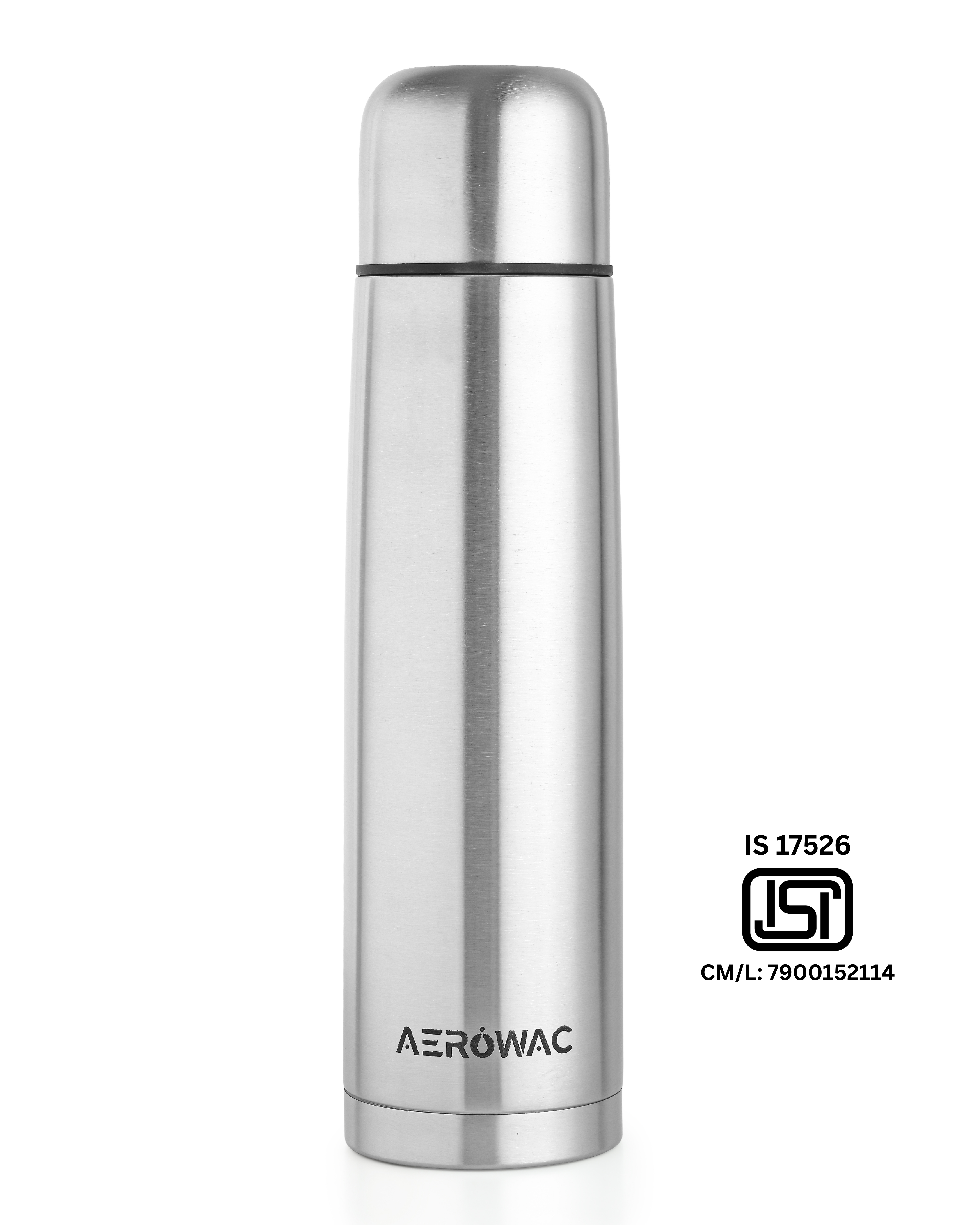 Aqua Double Wall Vacuum Insulated Stainless Steel Bottle | Hot & Cold 24 Hours | Leak-Proof | BPA-Free