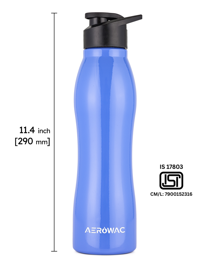 Silva Single Wall Stainless Steel Bottle | Lightweight &amp; Durable | BPA-Free | 1000ml