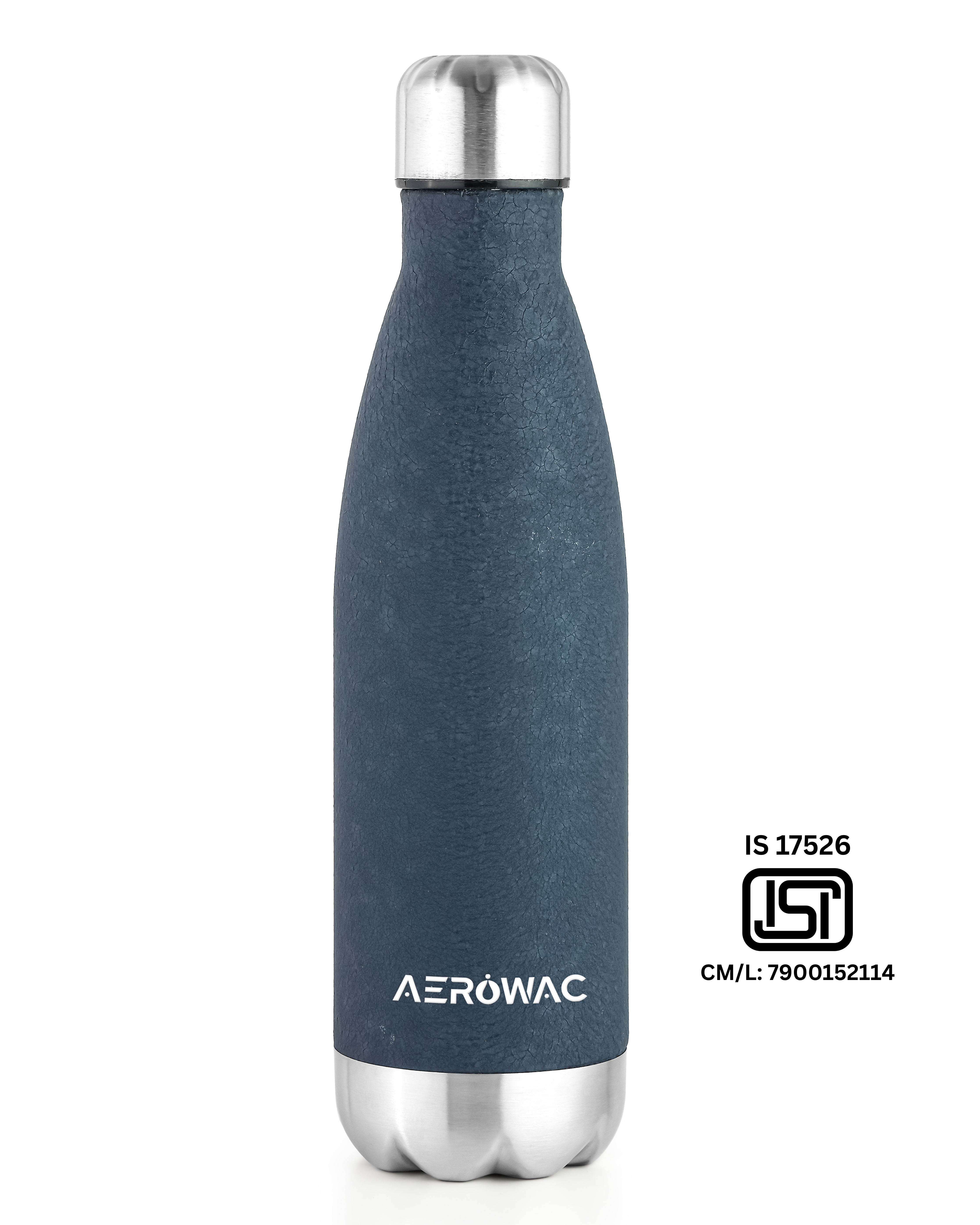 Aerowac Viva Double Wall Vacuum Insulated Stainless Steel Bottle | Hot & Cold 24 Hours | Leak-Proof | BPA - Free