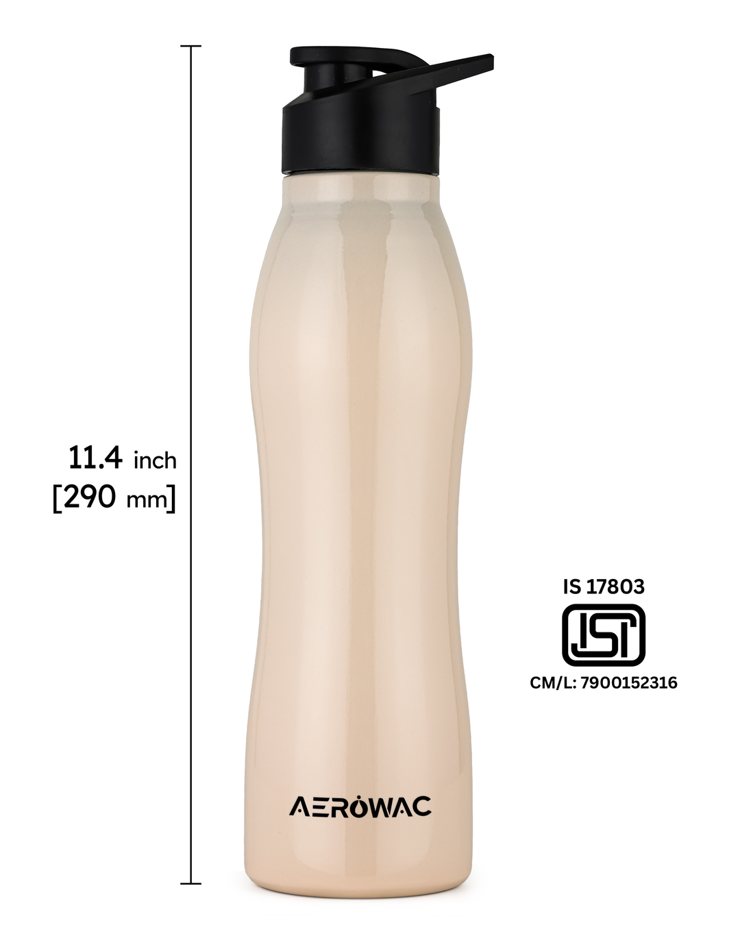 Silva Single Wall Stainless Steel Bottle | Lightweight &amp; Durable | BPA-Free | 1000ml