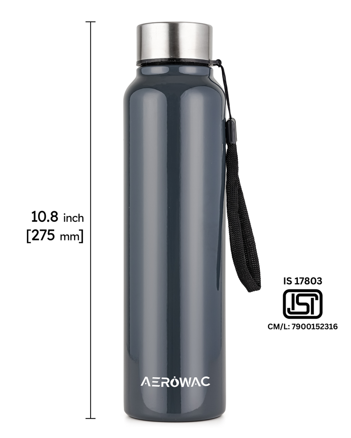 Nubo Single Wall Stainless Steel Bottle | Lightweight &amp; Durable | BPA-Free | 1000ml
