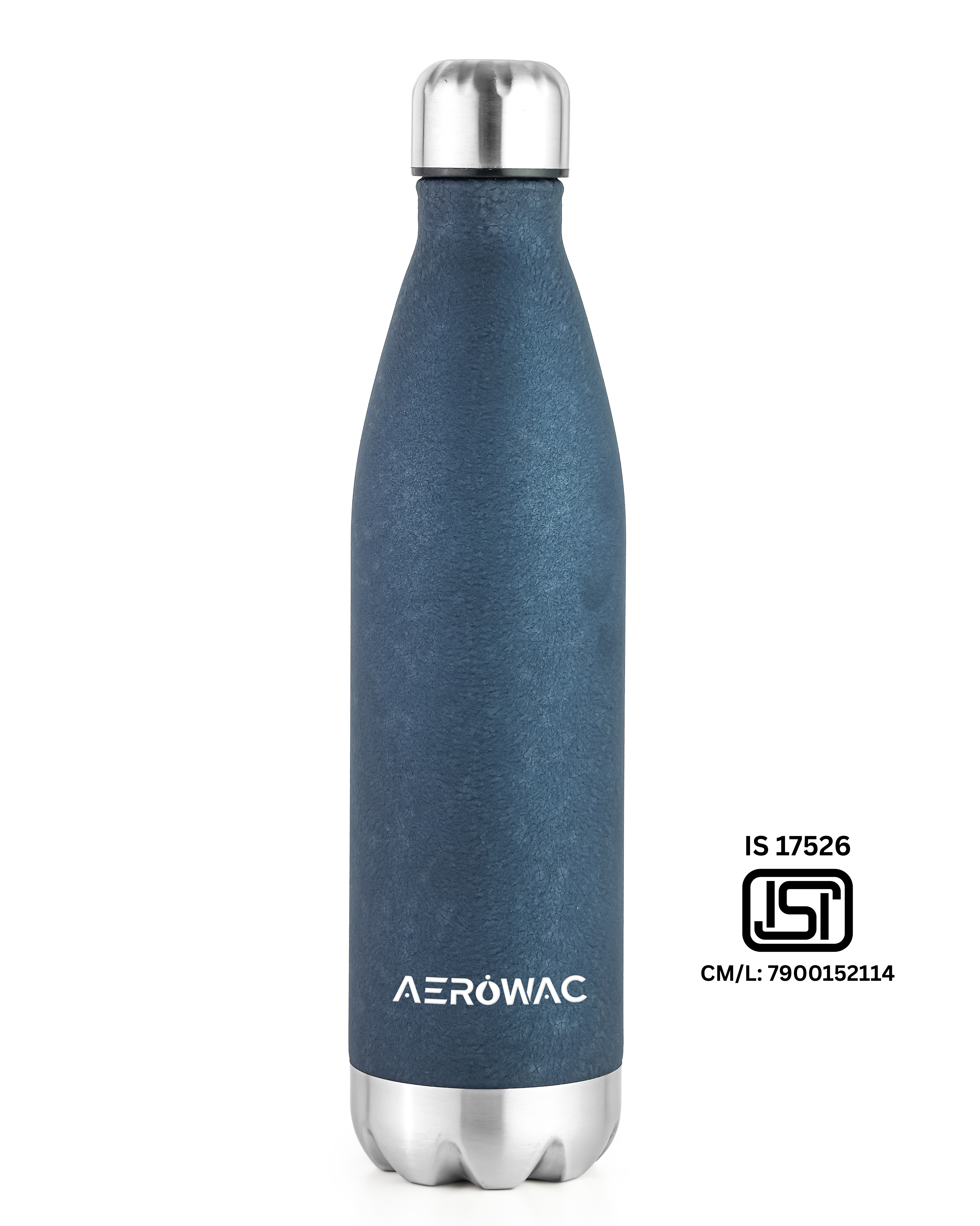 Aerowac Viva Double Wall Vacuum Insulated Stainless Steel Bottle | Hot & Cold 24 Hours | Leak-Proof | BPA - Free