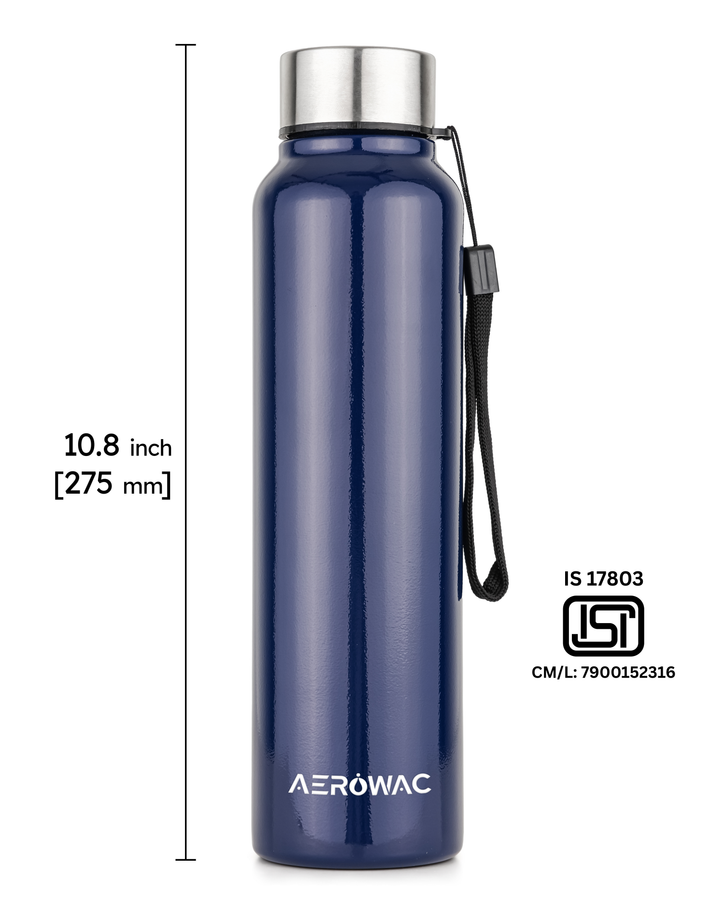 Nubo Single Wall Stainless Steel Bottle | Lightweight &amp; Durable | BPA-Free | 1000ml