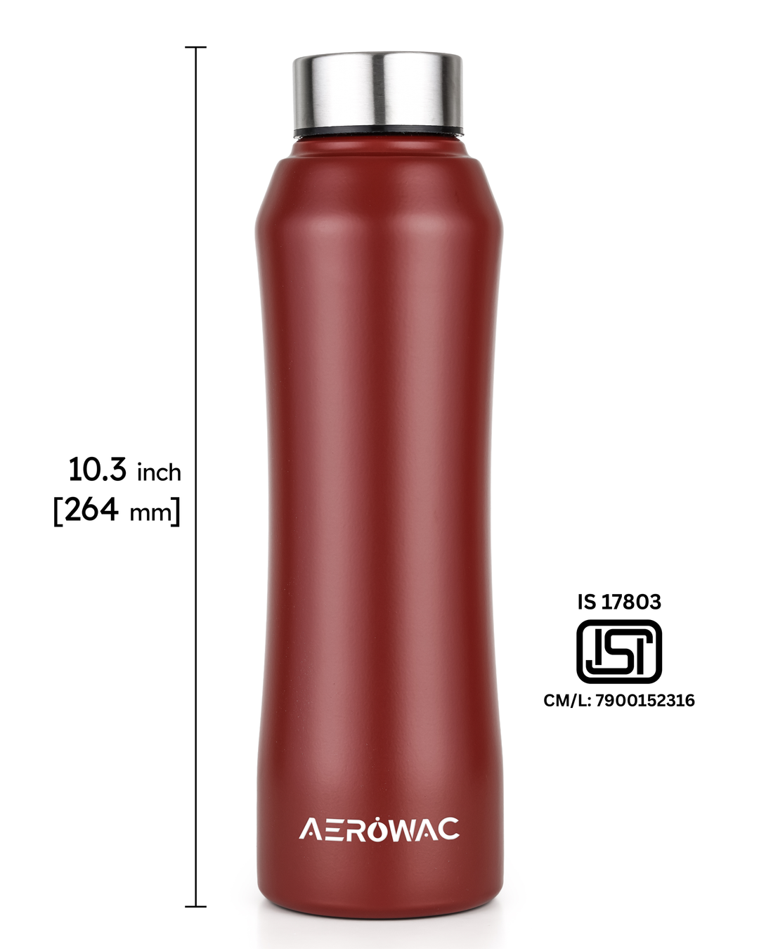 Mist Single Wall Stainless Steel Bottle | Lightweight &amp; Durable | BPA-Free | 1000ml