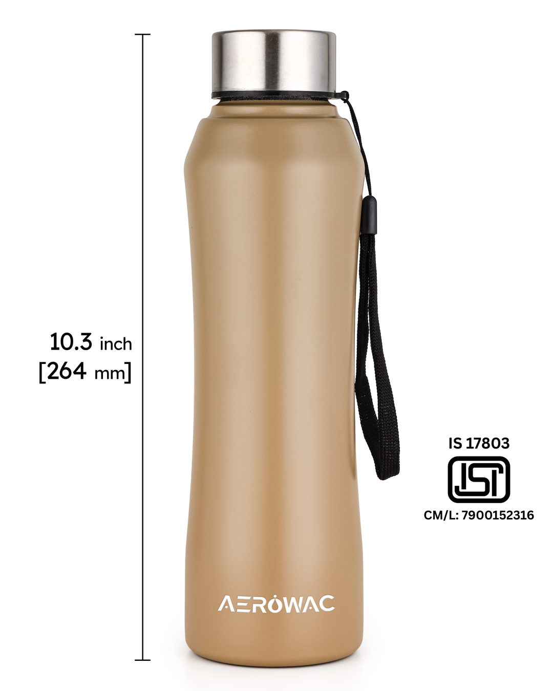 Mist Single Wall Stainless Steel Bottle | Lightweight &amp; Durable | BPA-Free | 1000ml