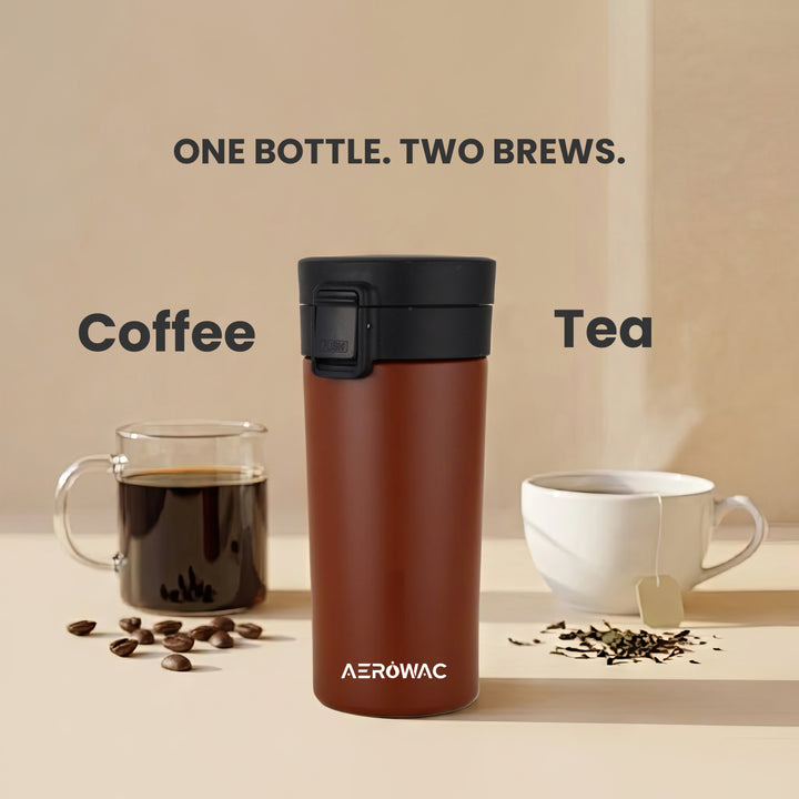 Aerowac Rivo Double Wall | Insulated | Coffe Mug | Leak-Proof Travel Mug | Tea &amp; Coffe | 300 ML