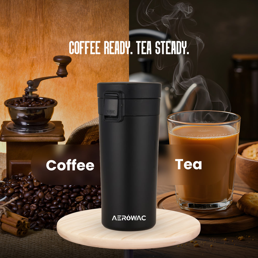 Aerowac Rivo Double Wall | Insulated | Coffe Mug | Leak-Proof Travel Mug | Tea &amp; Coffe | 300 ML