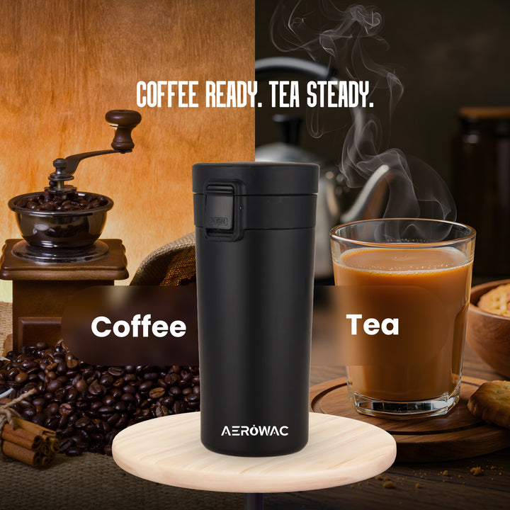 Aerowac Rivo Double Wall | Insulated | Coffe Mug | Leak-Proof Travel Mug | Tea &amp; Coffe | 300 ML