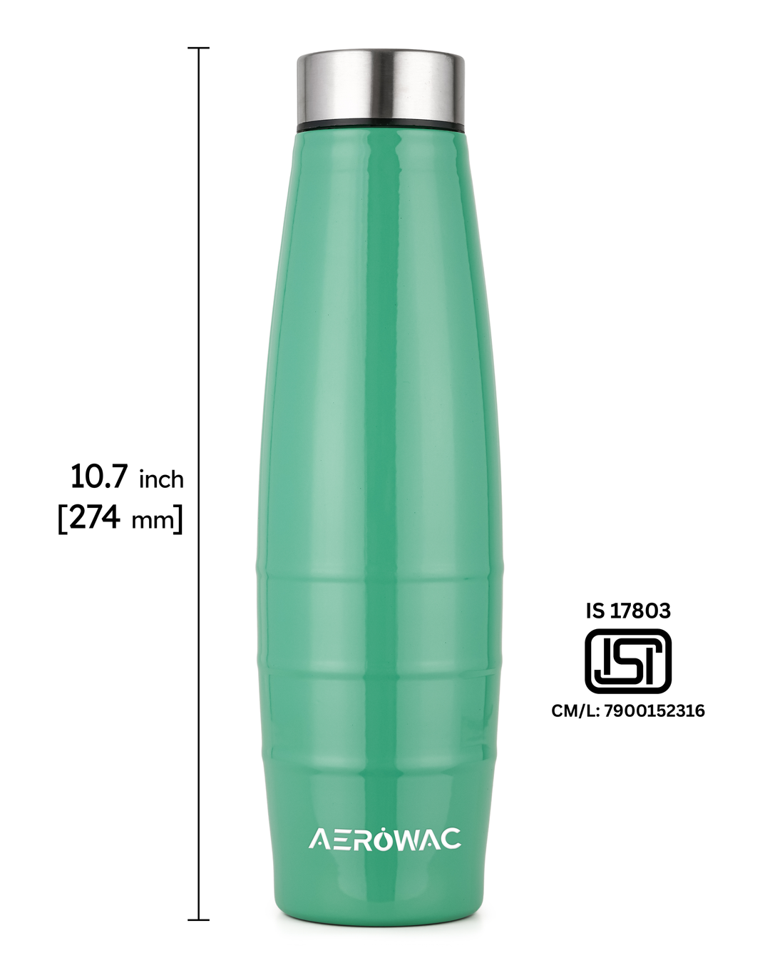 Astra Single Wall Stainless Steel Bottle | Lightweight &amp; Durable | BPA-Free | 1000ml