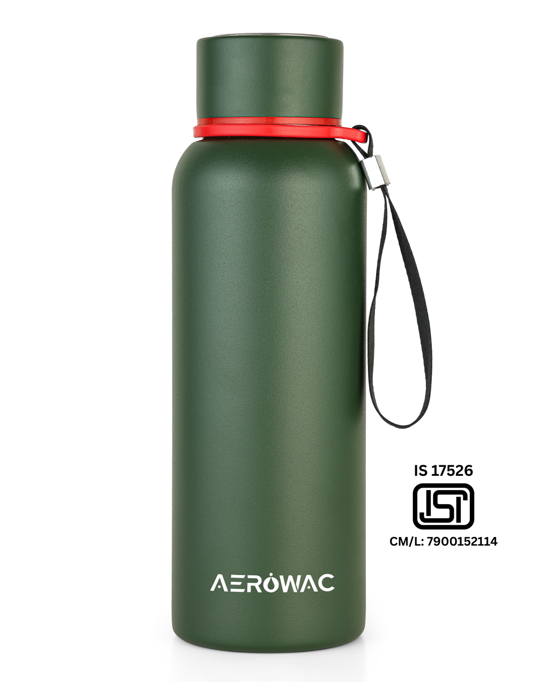 Aerowac Kaia Double Wall Insulated Stainless Steel Bottle | Wide Mouth | Hot &amp; Cold