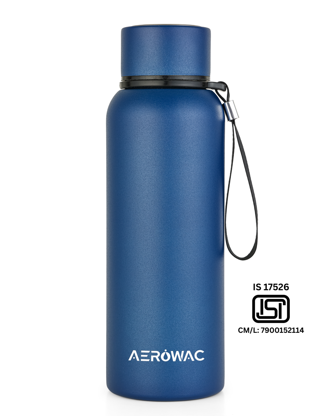 Aerowac Kaia Double Wall Insulated Stainless Steel Bottle | Wide Mouth | Hot &amp; Cold