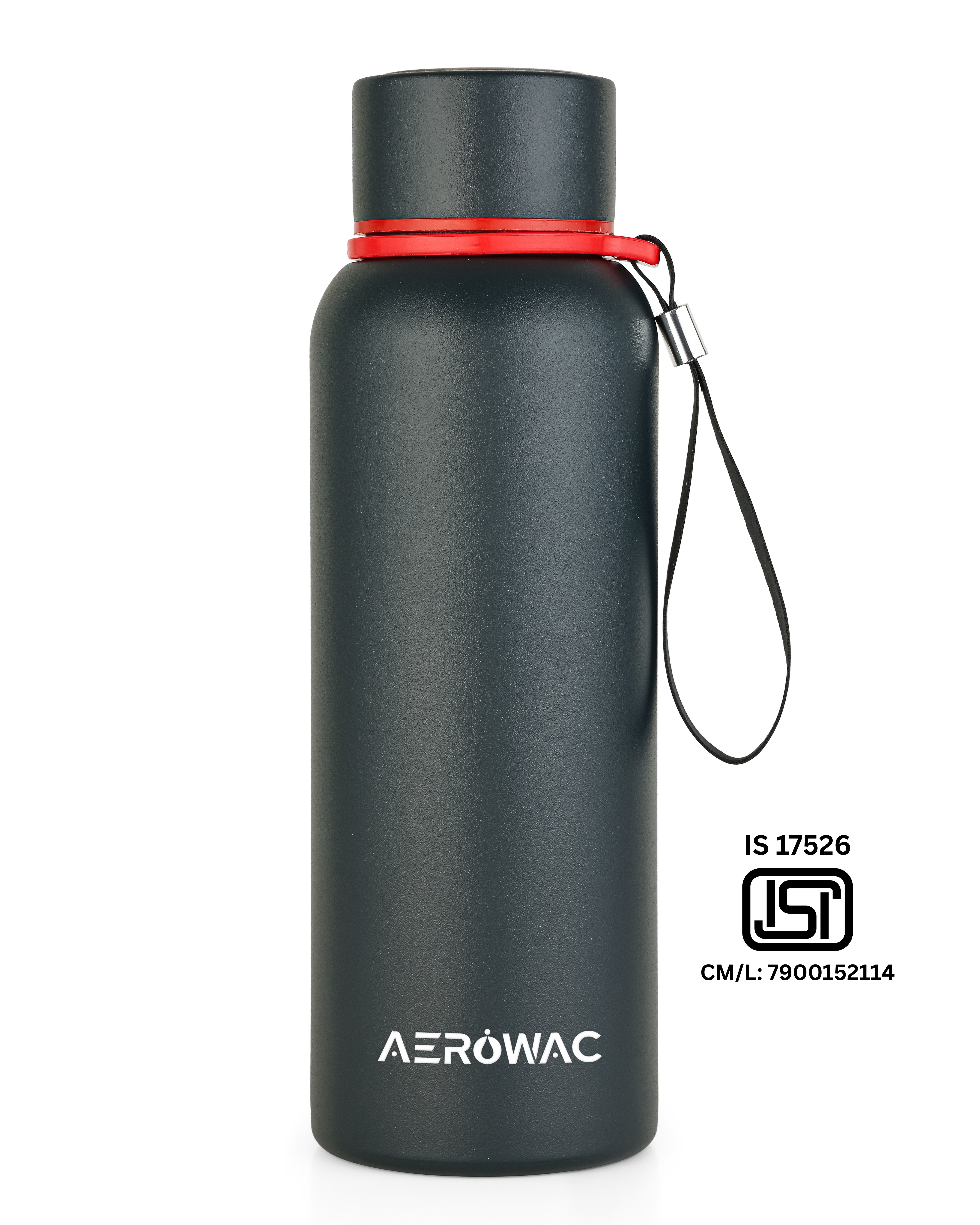 Aerowac Kaia Double Wall Insulated Stainless Steel Bottle | Wide Mouth | Hot & Cold