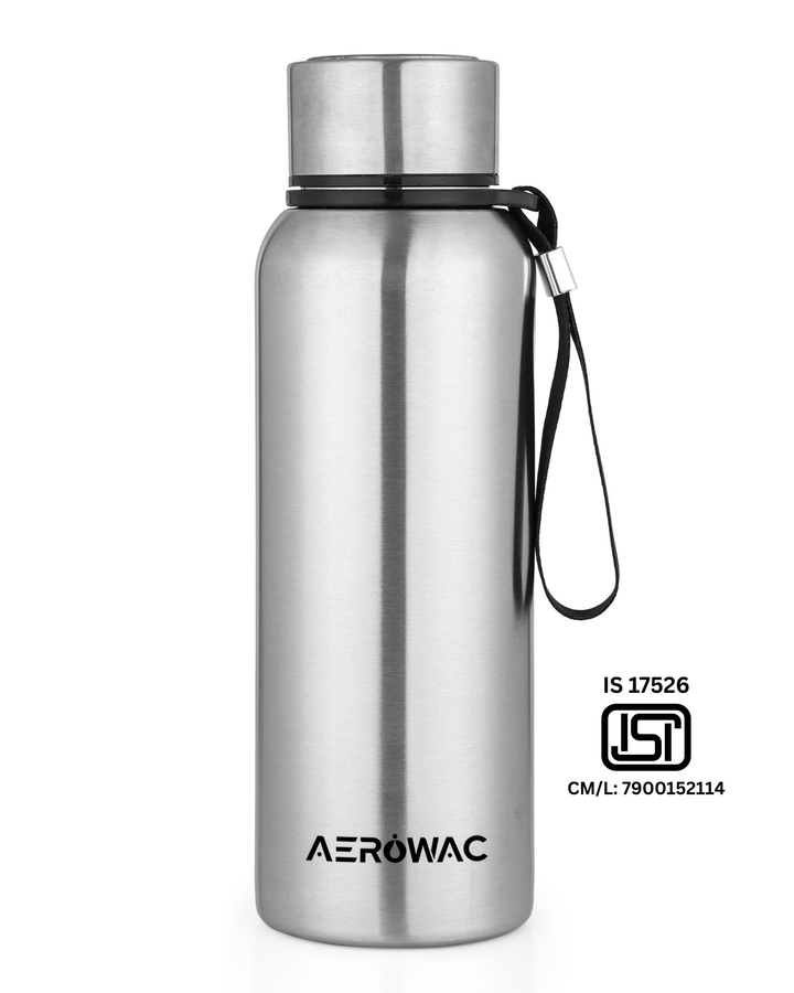 Aerowac Kaia Double Wall Insulated Stainless Steel Bottle | Wide Mouth | Hot &amp; Cold