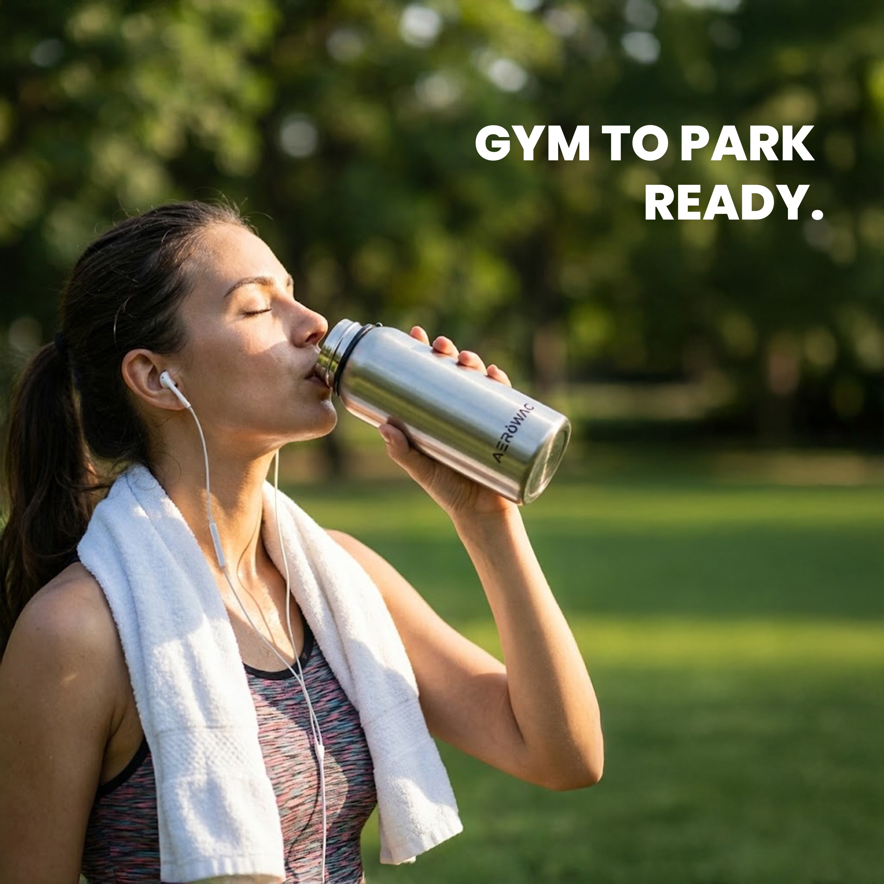 Aerowac Kaia Double Wall Insulated Stainless Steel Bottle | Wide Mouth | Hot & Cold
