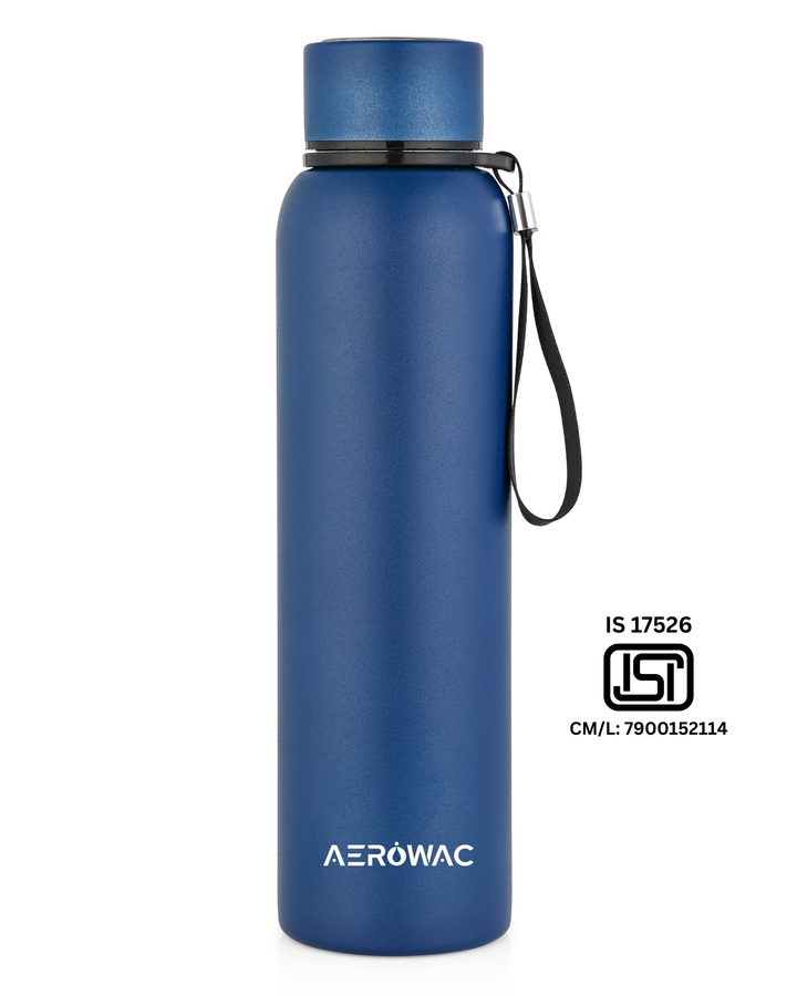 Aerowac Kaia Double Wall Insulated Stainless Steel Bottle | Wide Mouth | Hot &amp; Cold
