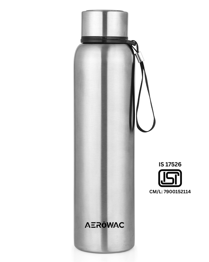 Aerowac Kaia Double Wall Insulated Stainless Steel Bottle | Wide Mouth | Hot &amp; Cold