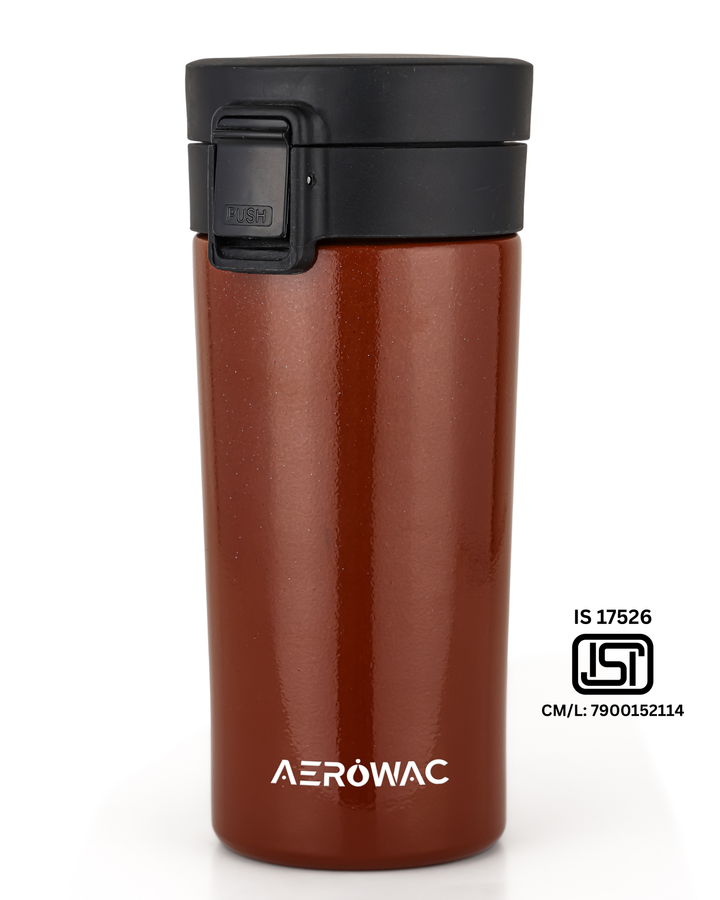 Aerowac Rivo Double Wall | Insulated | Coffe Mug | Leak-Proof Travel Mug | Tea &amp; Coffe | 300 ML