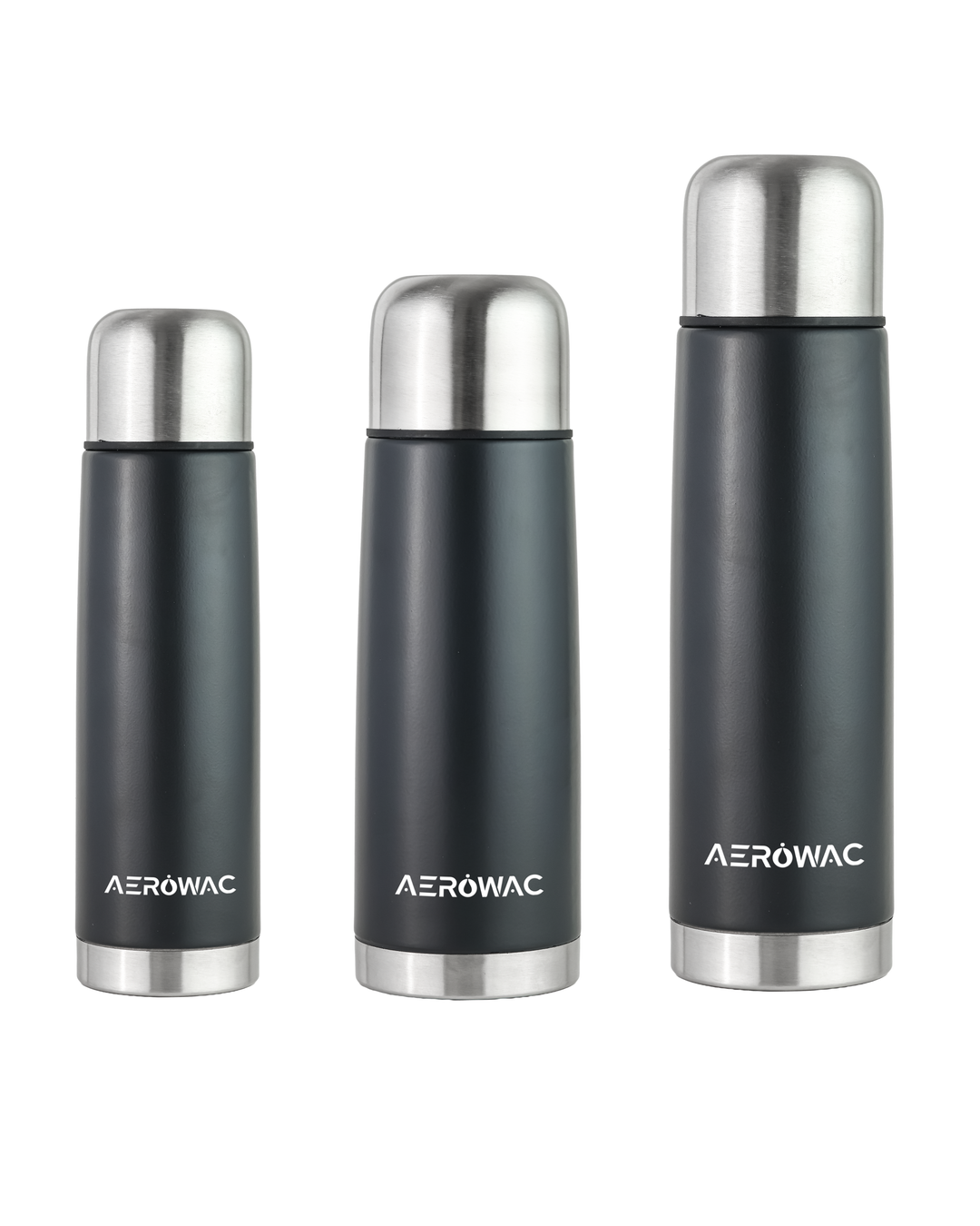 Aqua Double Wall Vacuum Insulated Stainless Steel Bottle | Hot &amp; Cold 24 Hours | Leak-Proof | BPA-Free