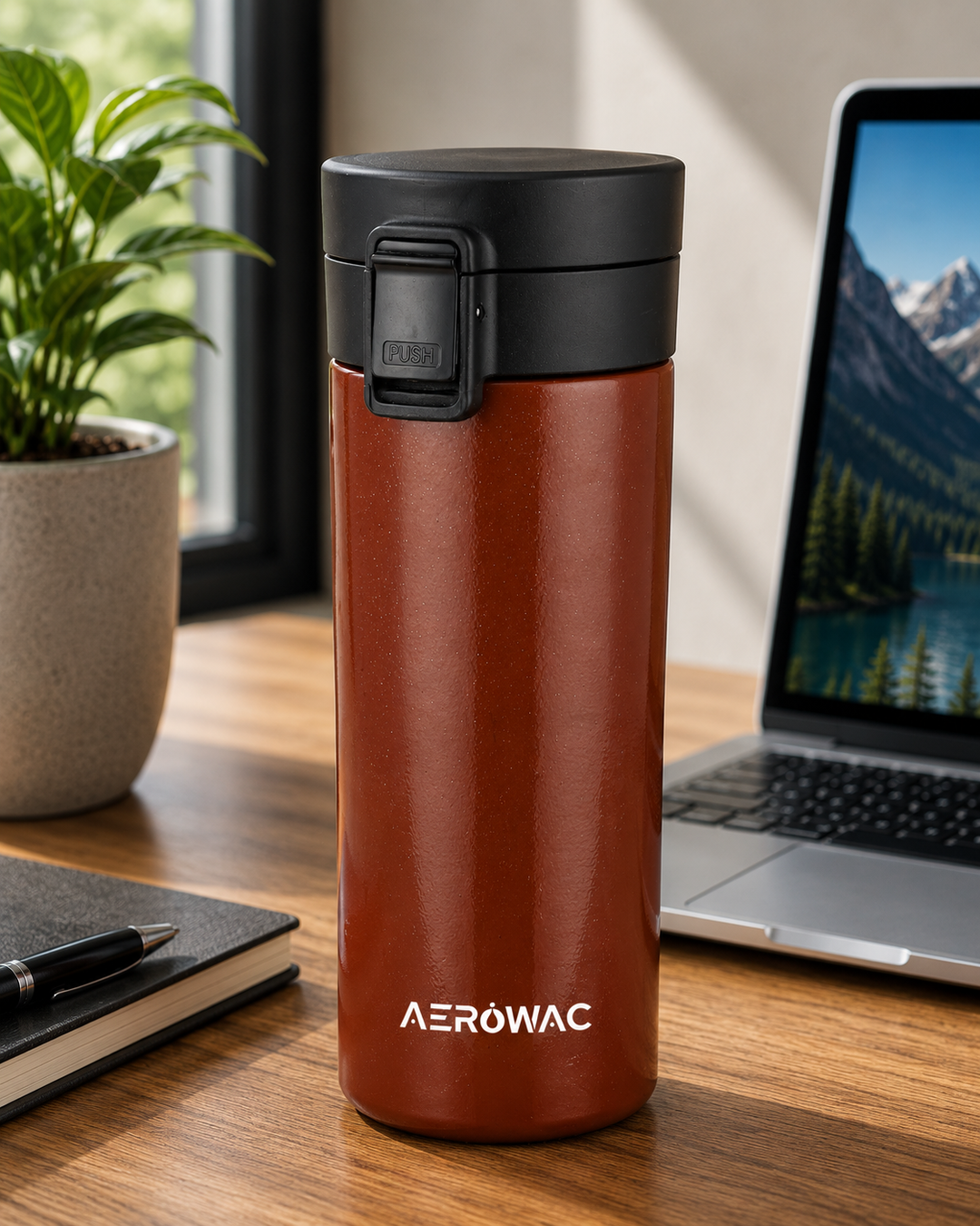 Aerowac Rivo Double Wall | Insulated | Coffe Mug | Leak-Proof Travel Mug | Tea &amp; Coffe | 300 ML