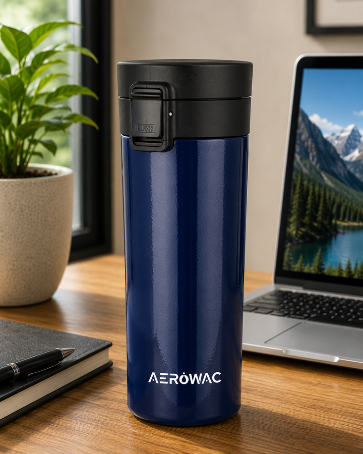 Aerowac Rivo Double Wall | Insulated | Coffe Mug | Leak-Proof Travel Mug | Tea &amp; Coffe | 300 ML