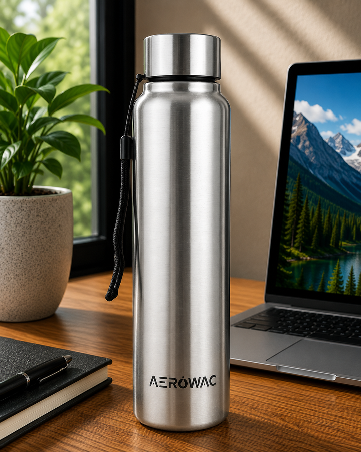 Nubo Single Wall Stainless Steel Bottle | Lightweight &amp; Durable | BPA-Free | 1000ml