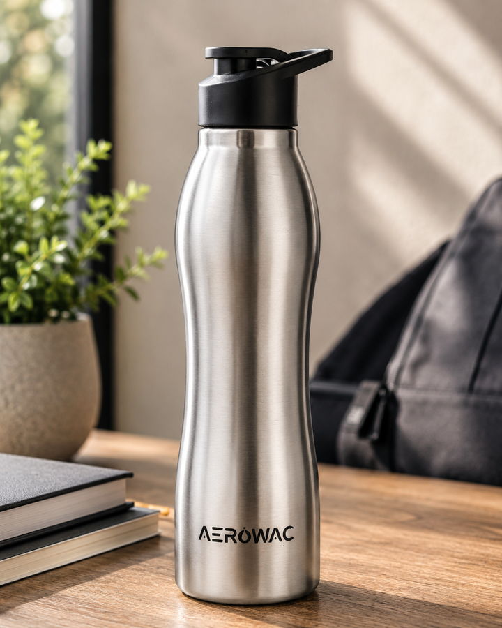Silva Single Wall Stainless Steel Bottle | Lightweight &amp; Durable | BPA-Free | 1000ml